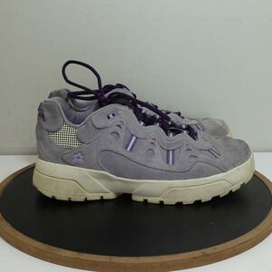 Converse Sneakers Women Size 11.5 Lavender Suede Golf Le Fleur Gianno Low Top